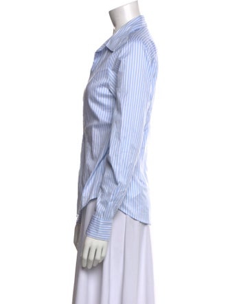 Wear Cissa Striped Long Sleeve Button-Up Top