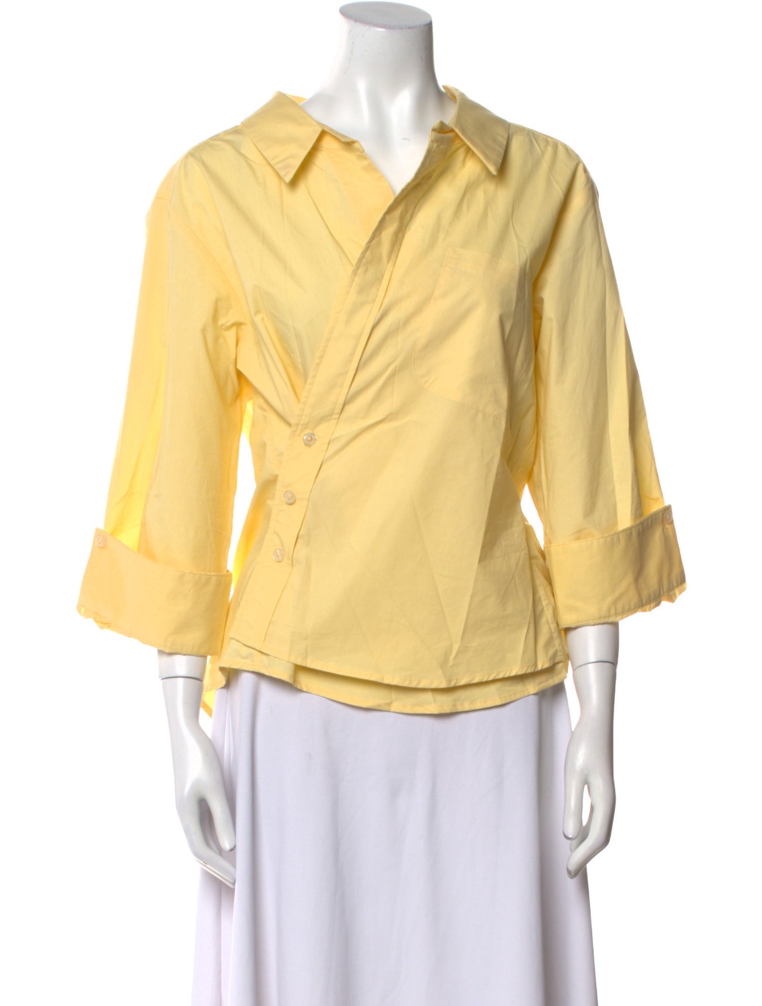 Wear Cissa V-Neck Three-Quarter Sleeve Blouse