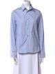 Wear Cissa Striped Long Sleeve Button-Up Top