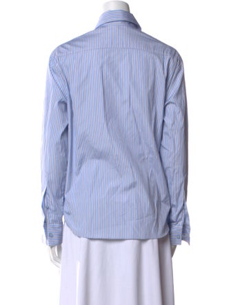 Wear Cissa Striped Long Sleeve Button-Up Top