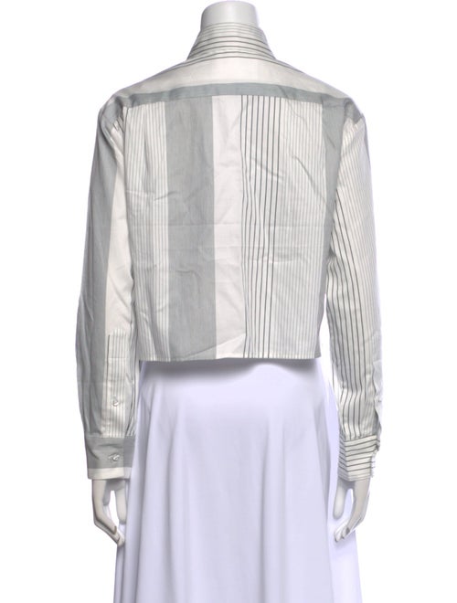 Wear Cissa Striped Long Sleeve Crop Top