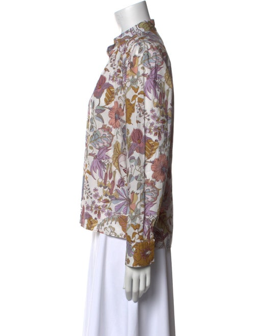 Wear Cissa Floral Print V-Neck Blouse