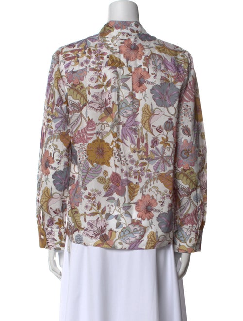 Wear Cissa Floral Print V-Neck Blouse