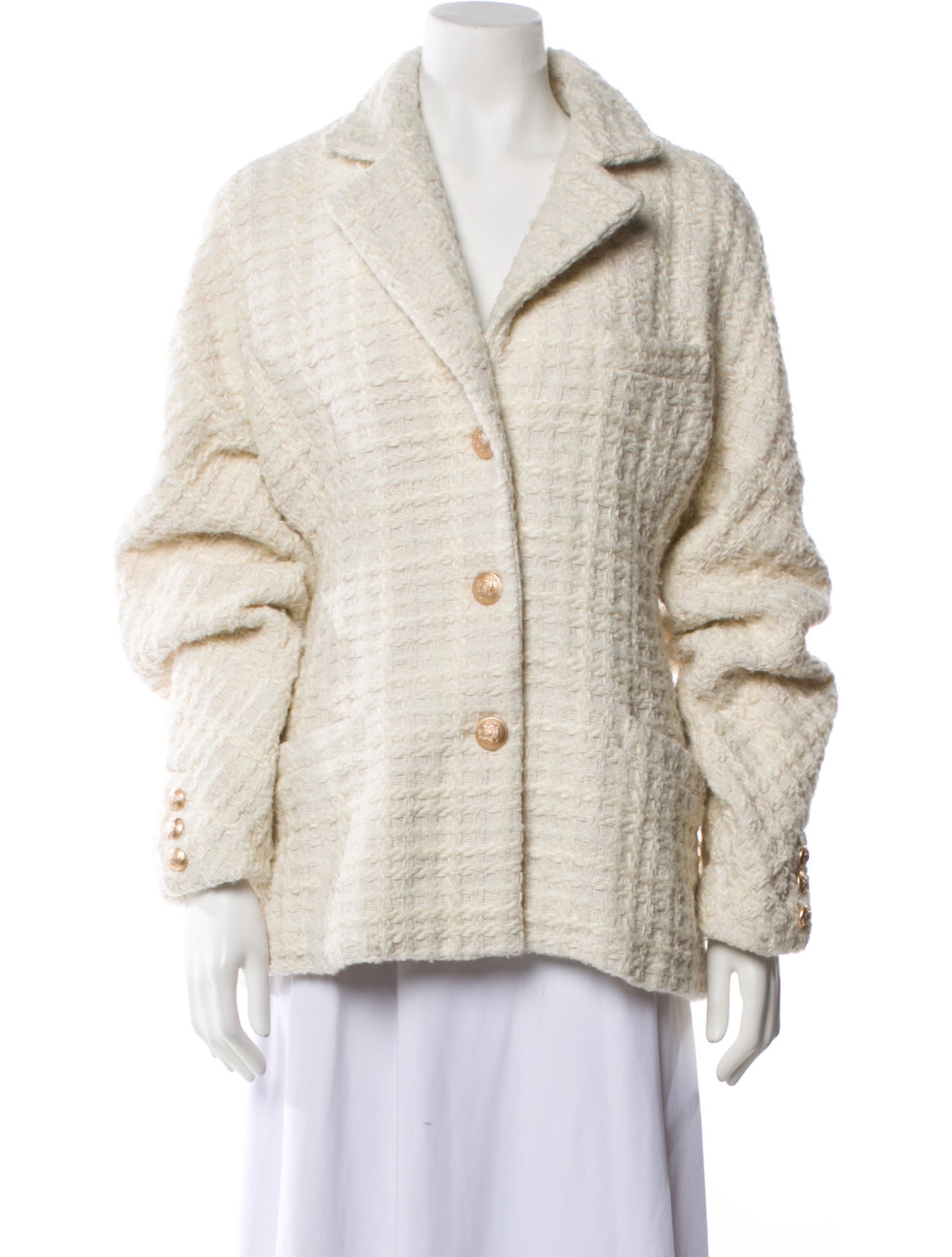 WEILI ZHENG Tweed Pattern Jacket