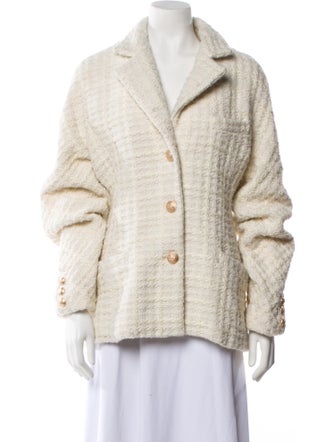WEILI ZHENG Tweed Pattern Jacket