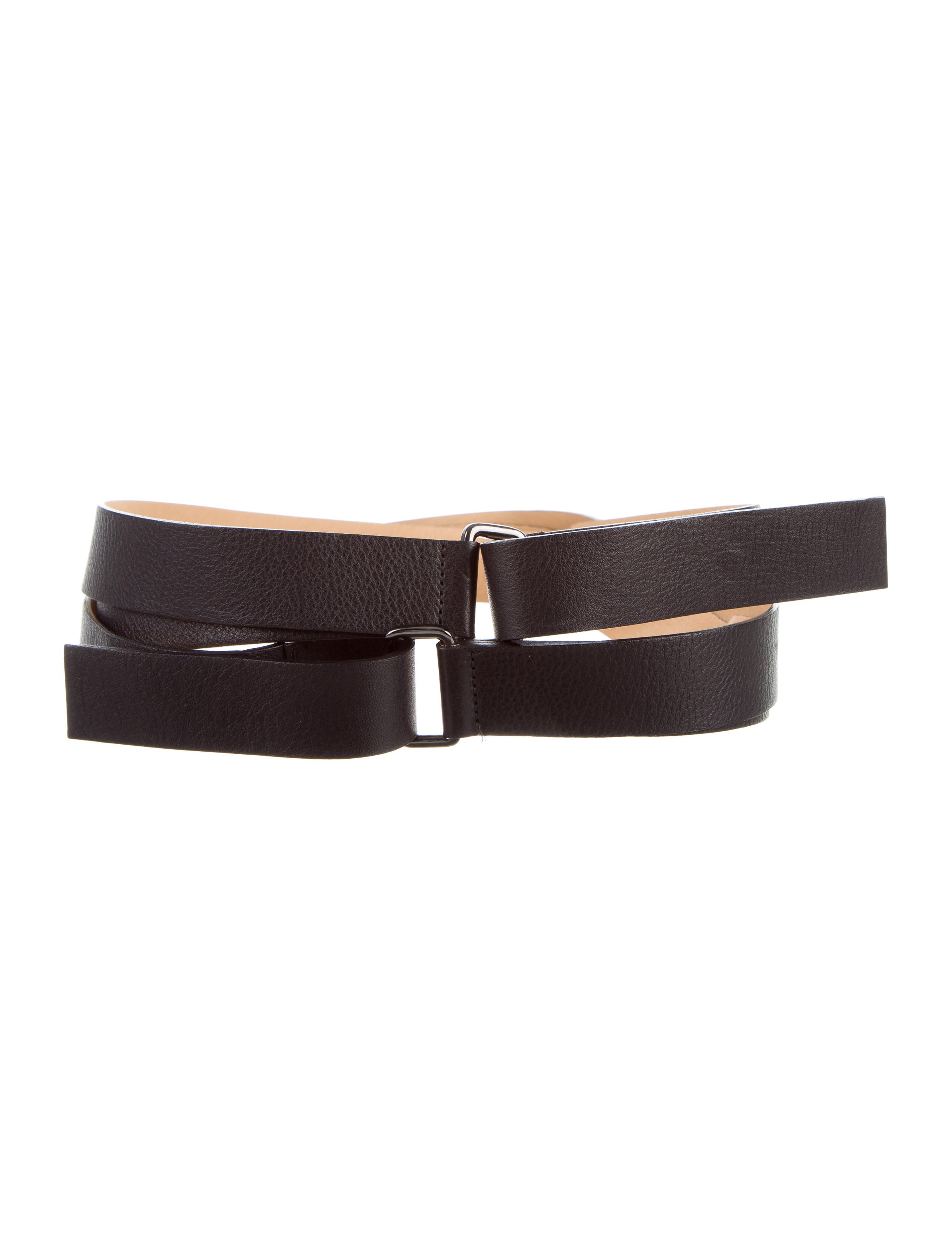Wolford Leather Waist Belt - Black Belts, Accessories 