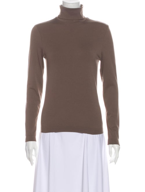 Wolford Turtleneck Long Sleeve Top Brown