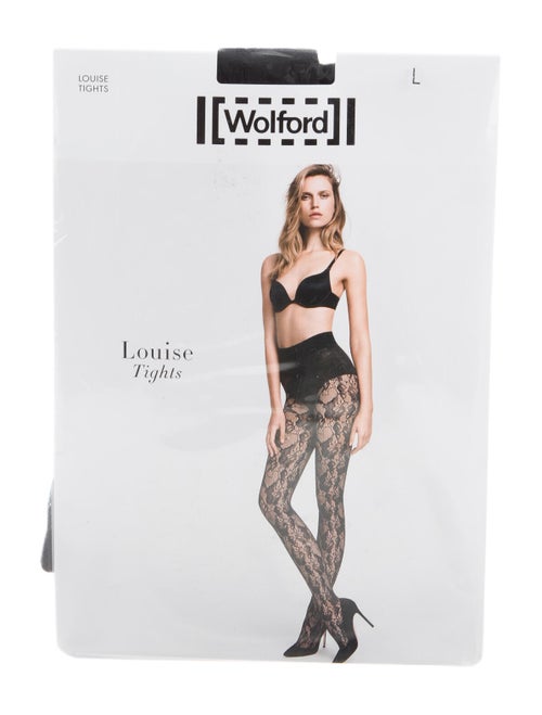 Wolford Louise Woven Tights Black