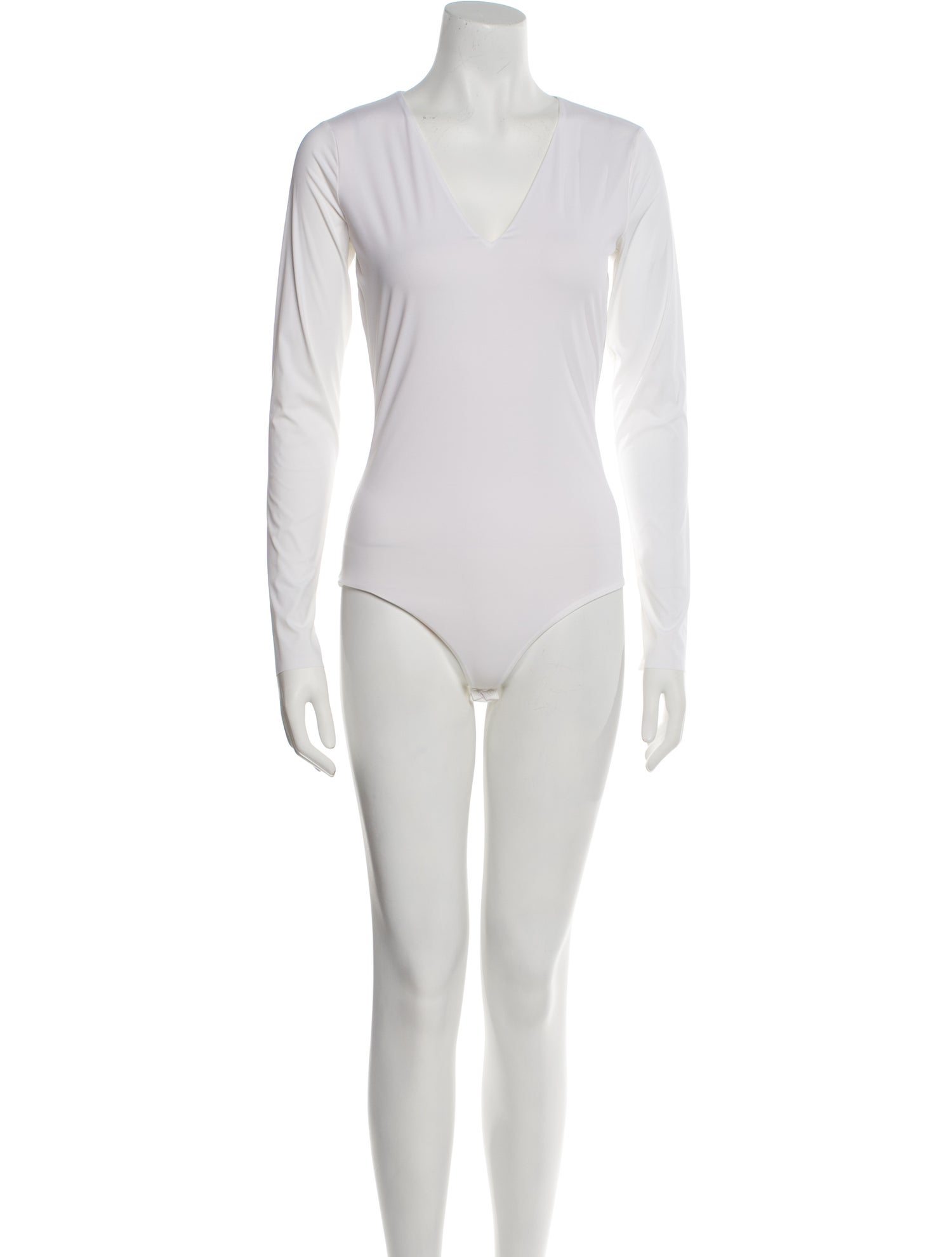 Wolford V-Neck Long Sleeve Bodysuit