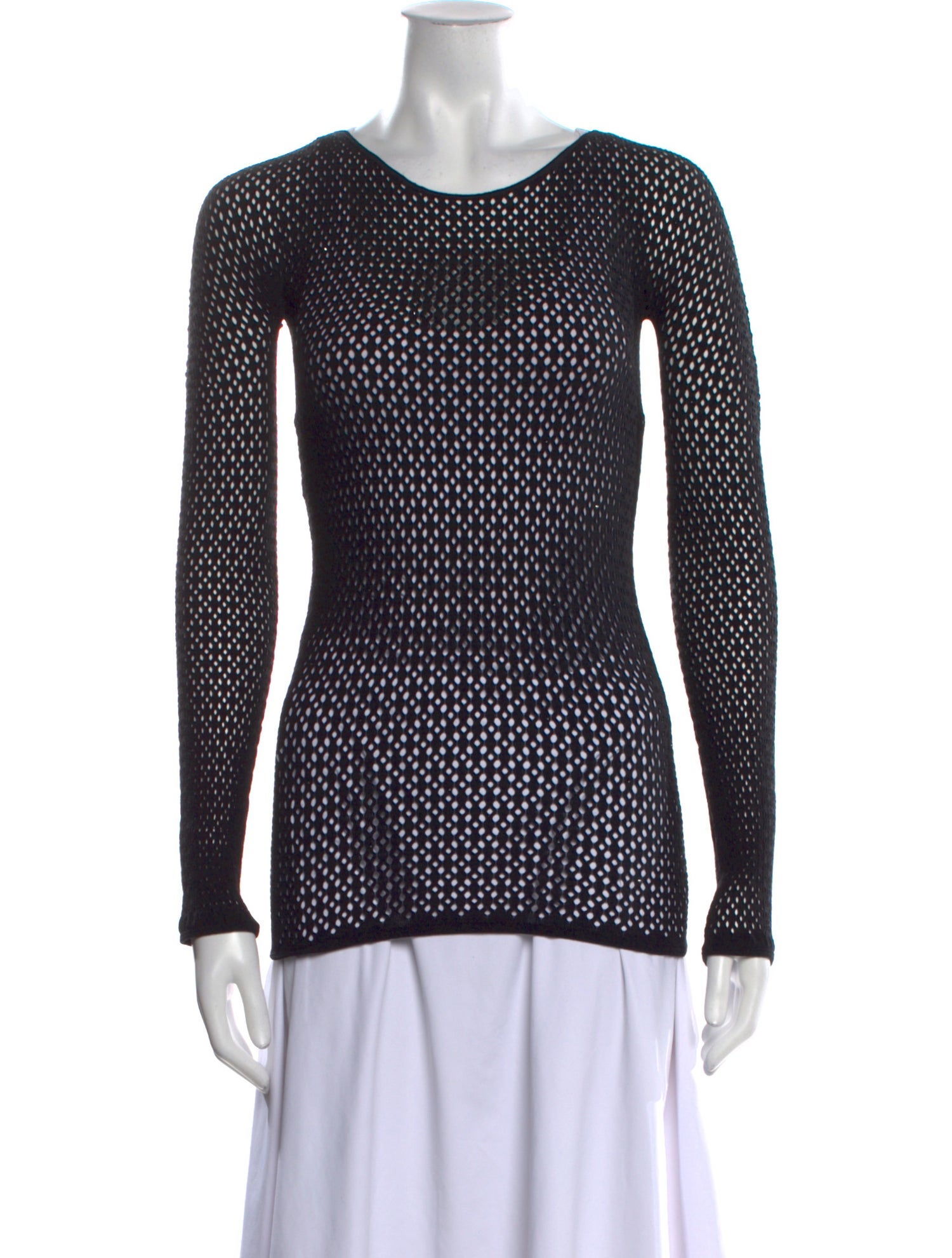 Wolford Scoop Neck Long Sleeve Top