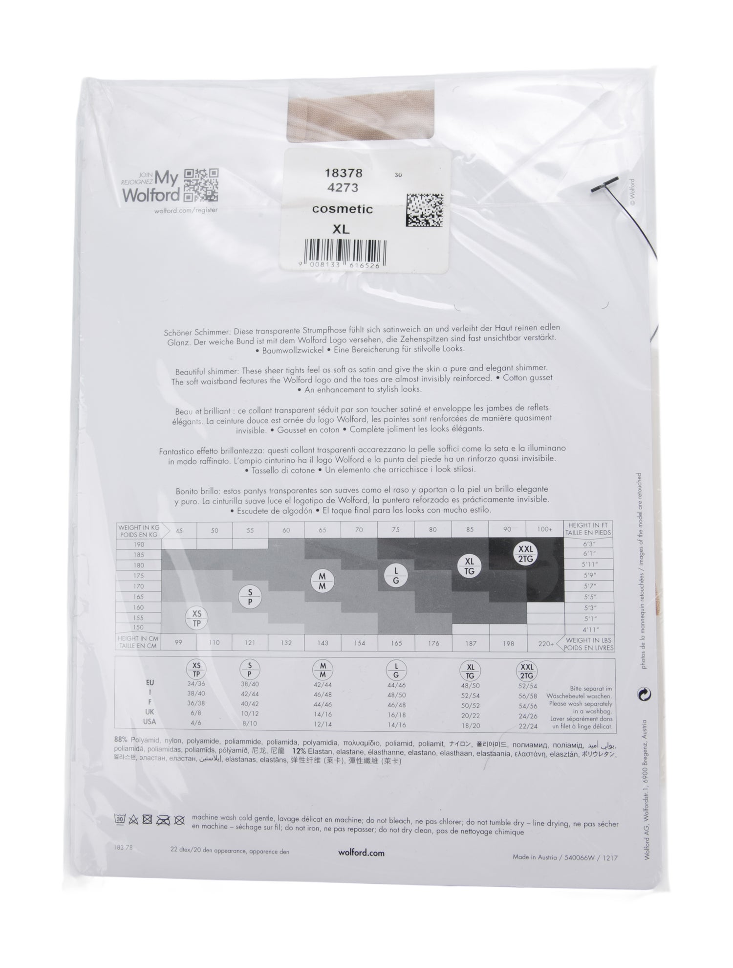 Wolford Sheer Tights w/Tags