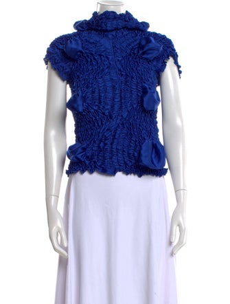 Feben Mock Neck Short Sleeve Crop Top