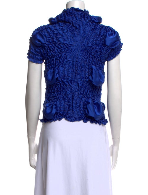 Feben Mock Neck Short Sleeve Crop Top