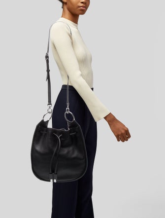 Flynn Leather Bucket Bag