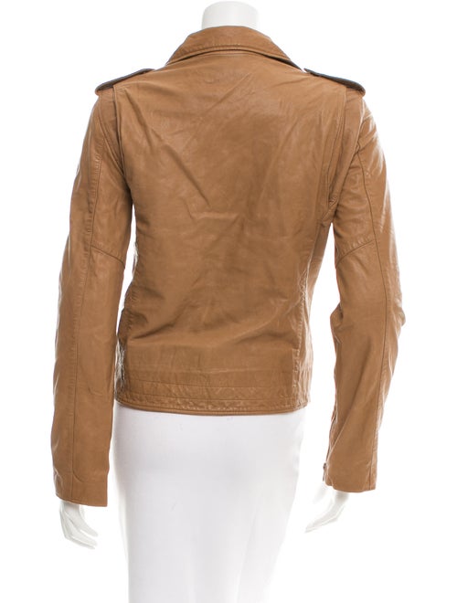 What Goes Around Comes Around Embellished Leather Jacket