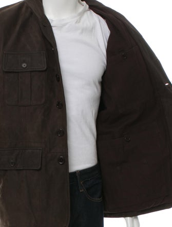 What Goes Around Comes Around Leather Four-Pocket Jacket