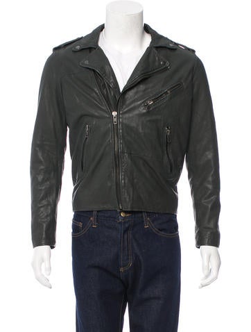 What Goes Around Comes Outerwear Leather Biker Jacket S