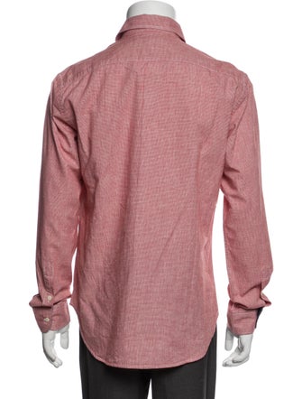 What Goes Around Comes Around Plaid Print Collar Polo Shirt