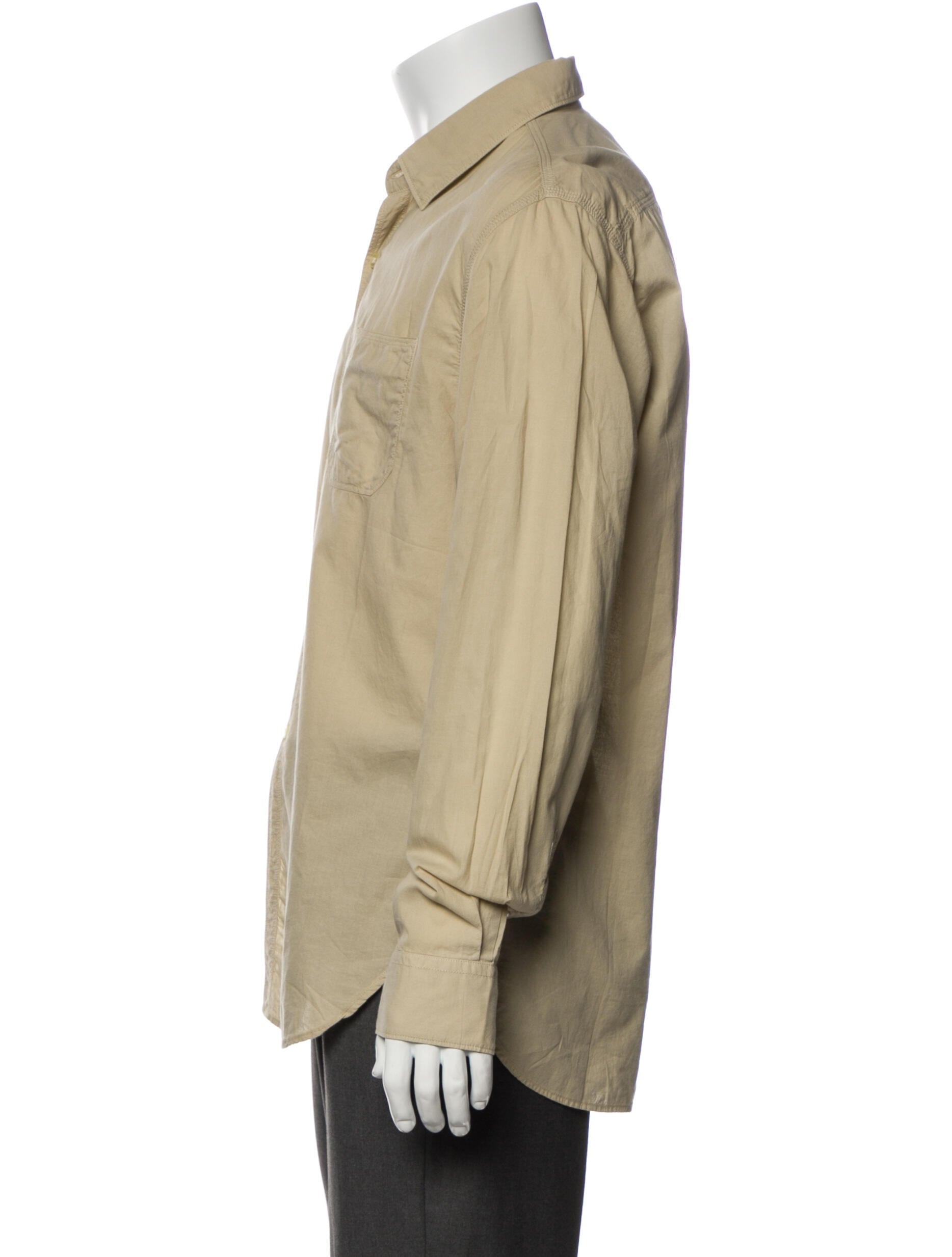 What Goes Around Comes Around Collar Long Sleeve Polo Shirt