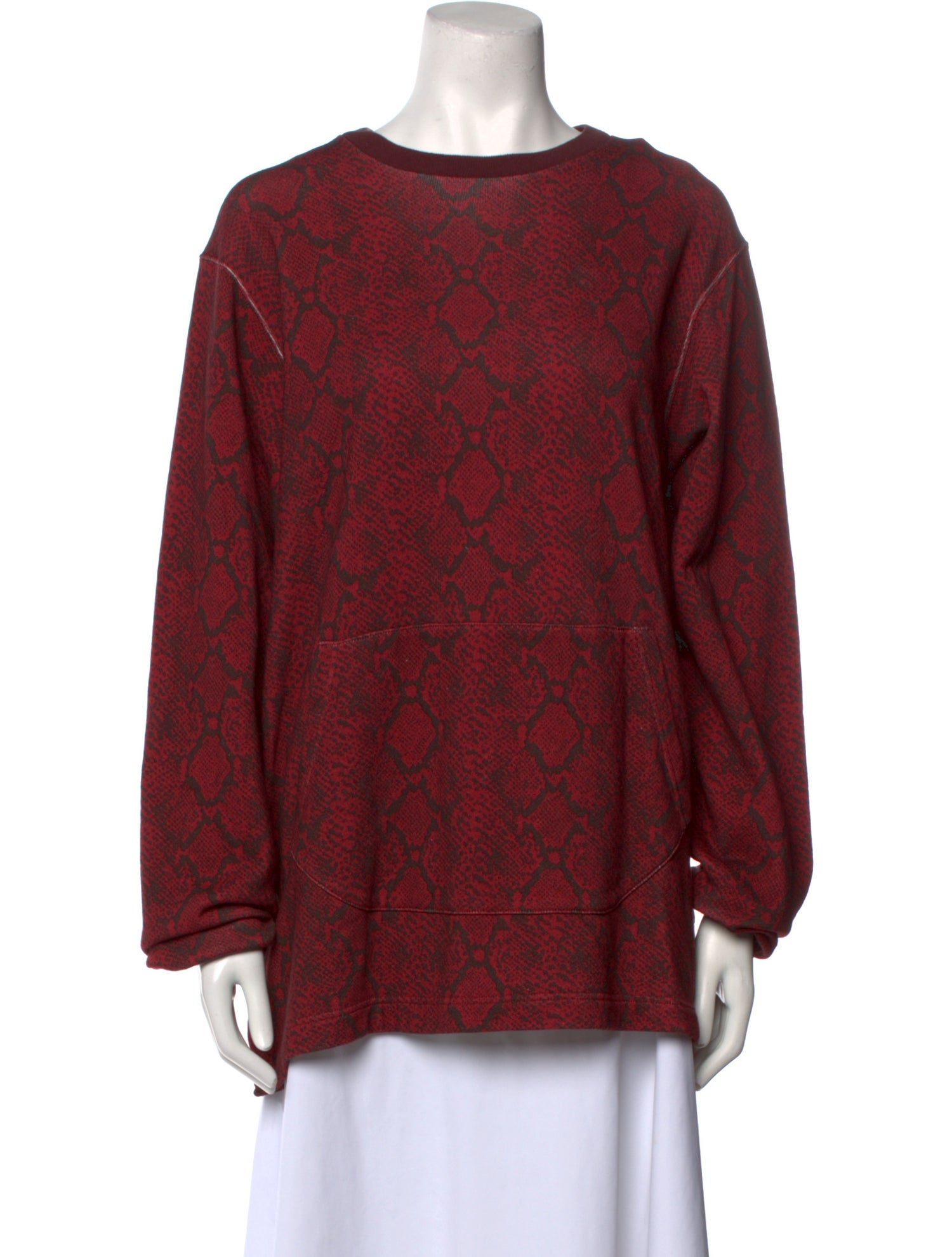 White Mountaineering Animal Print Crew Neck Sweatshirt w/ Tags