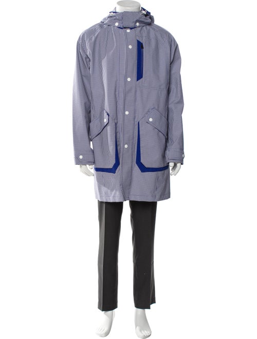 White Mountaineering Plaid Print Parka