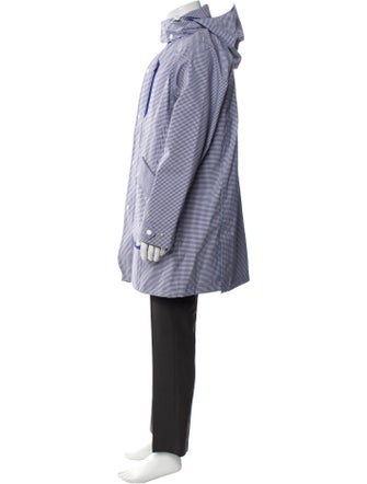 White Mountaineering Plaid Print Parka