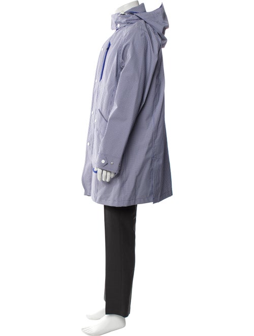 White Mountaineering Plaid Print Parka