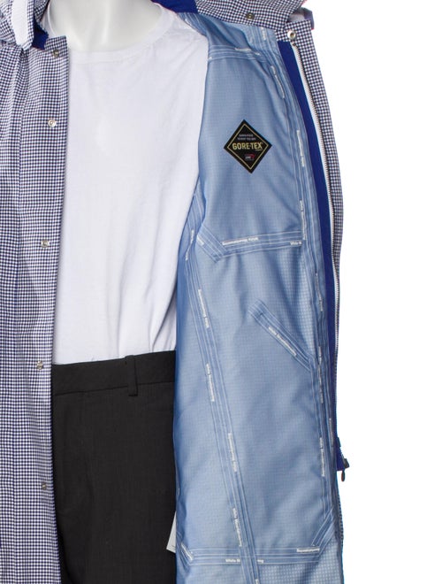 White Mountaineering Plaid Print Parka