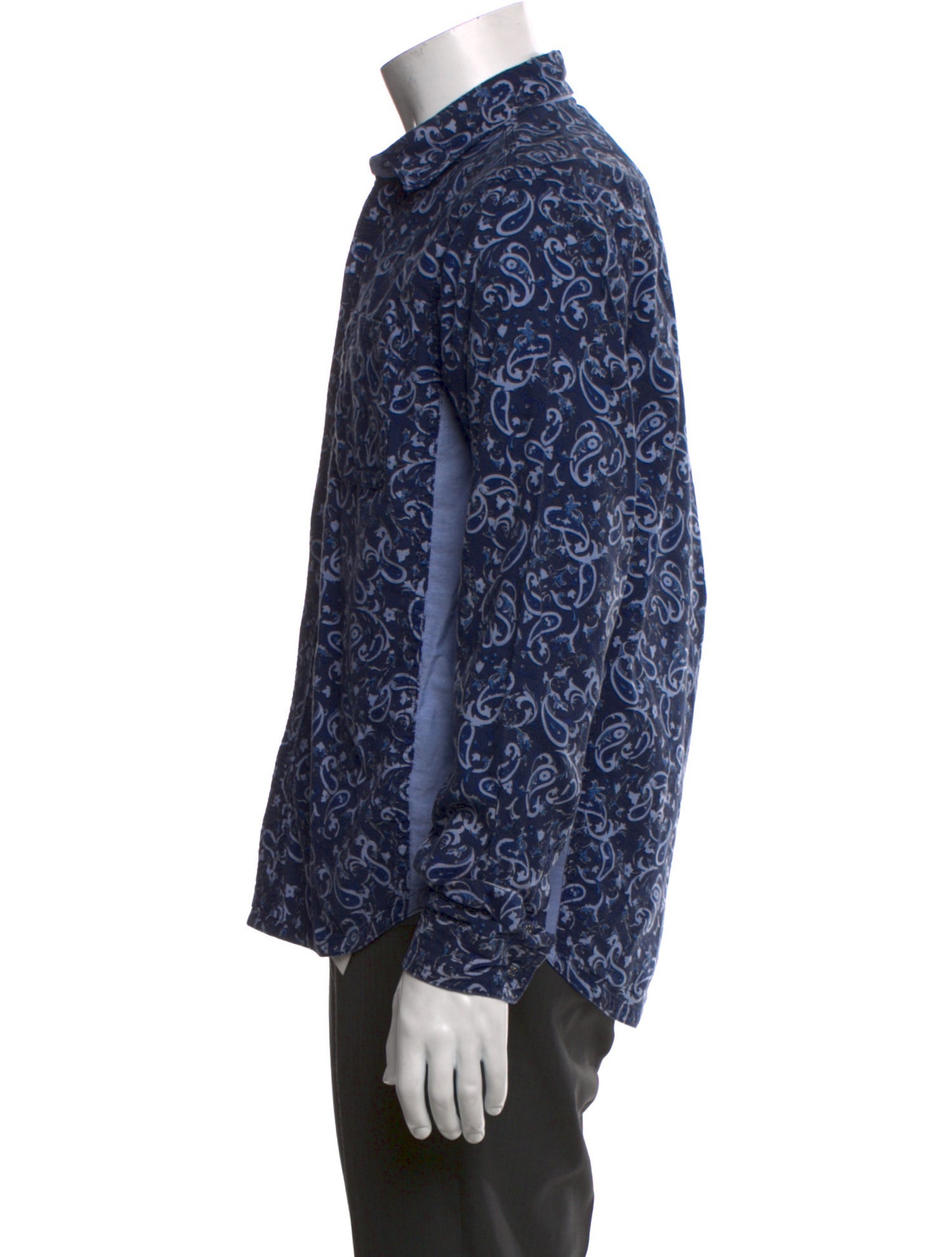 White Mountaineering Paisley Print Long Sleeve Shirt