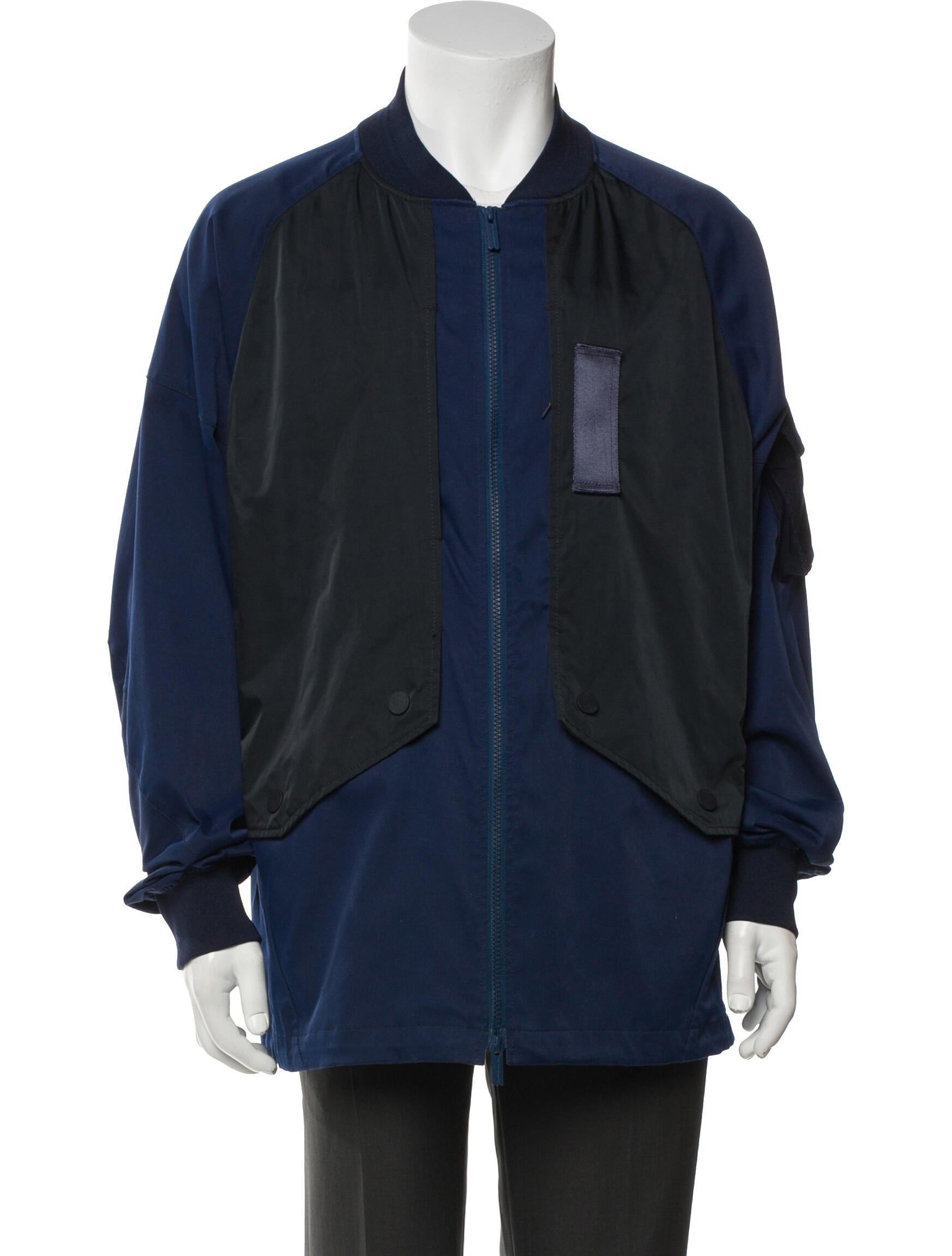 White Mountaineering Colorblock Pattern Windbreaker