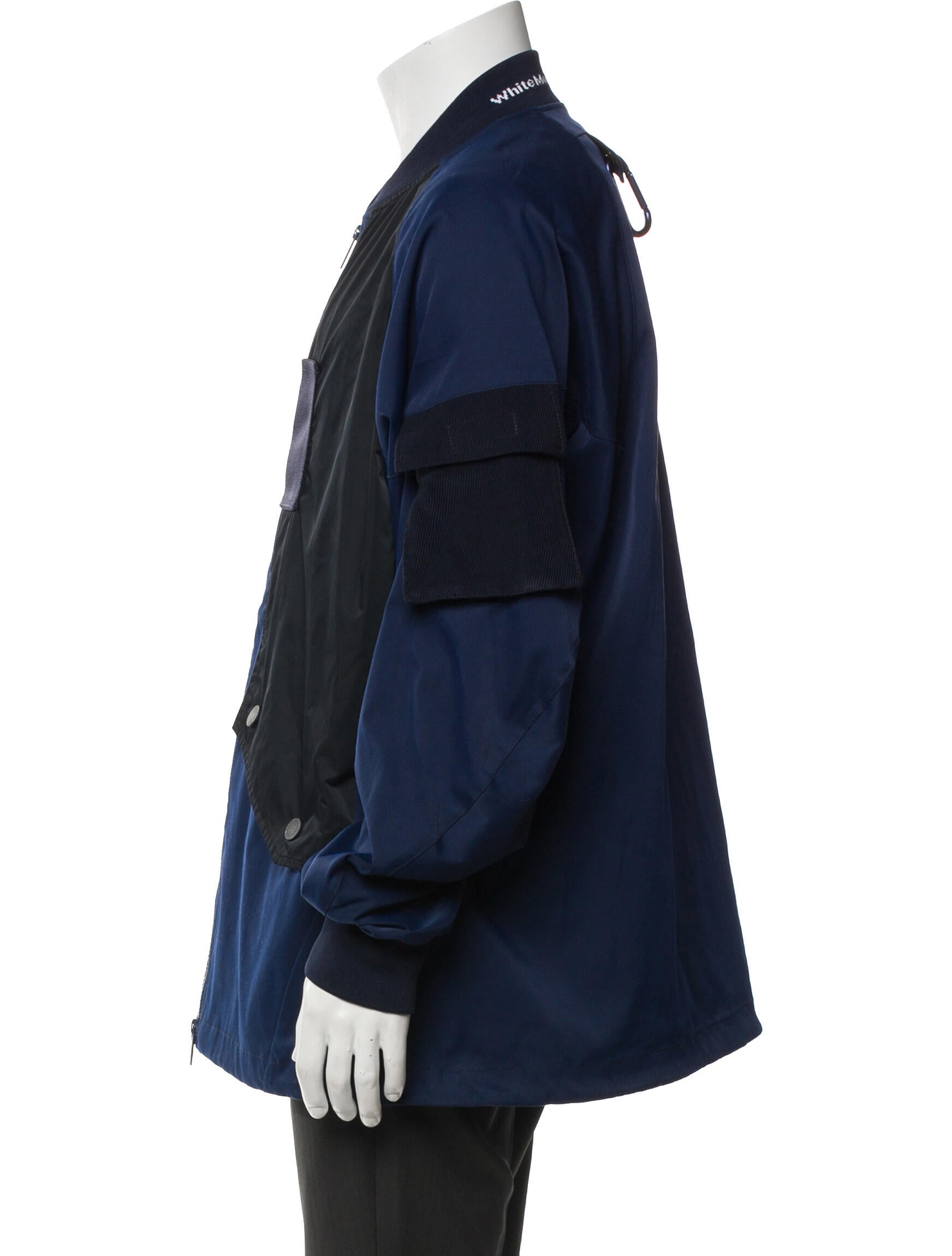 White Mountaineering Colorblock Pattern Windbreaker