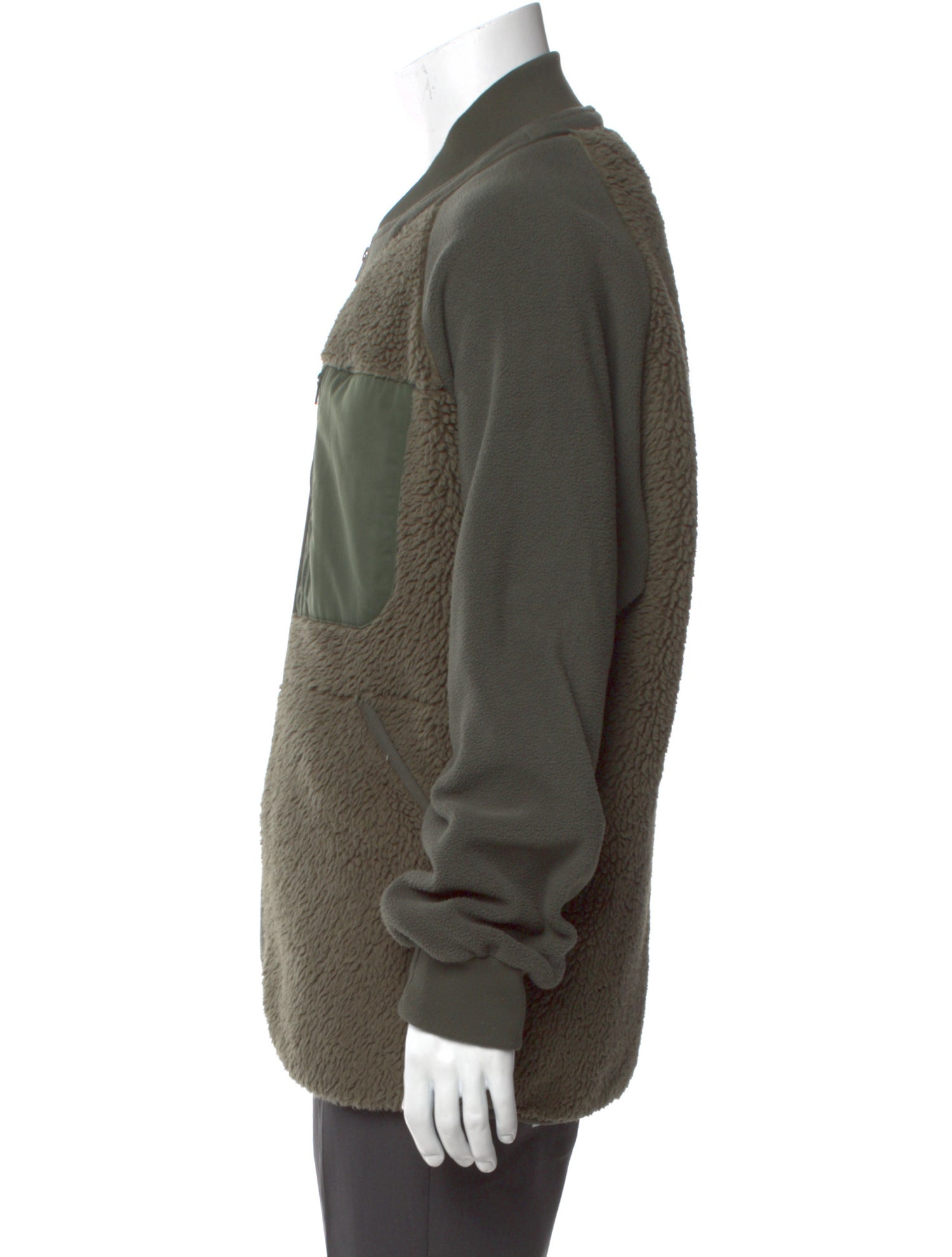 White Mountaineering V-Neck Long Sleeve Sweatshirt