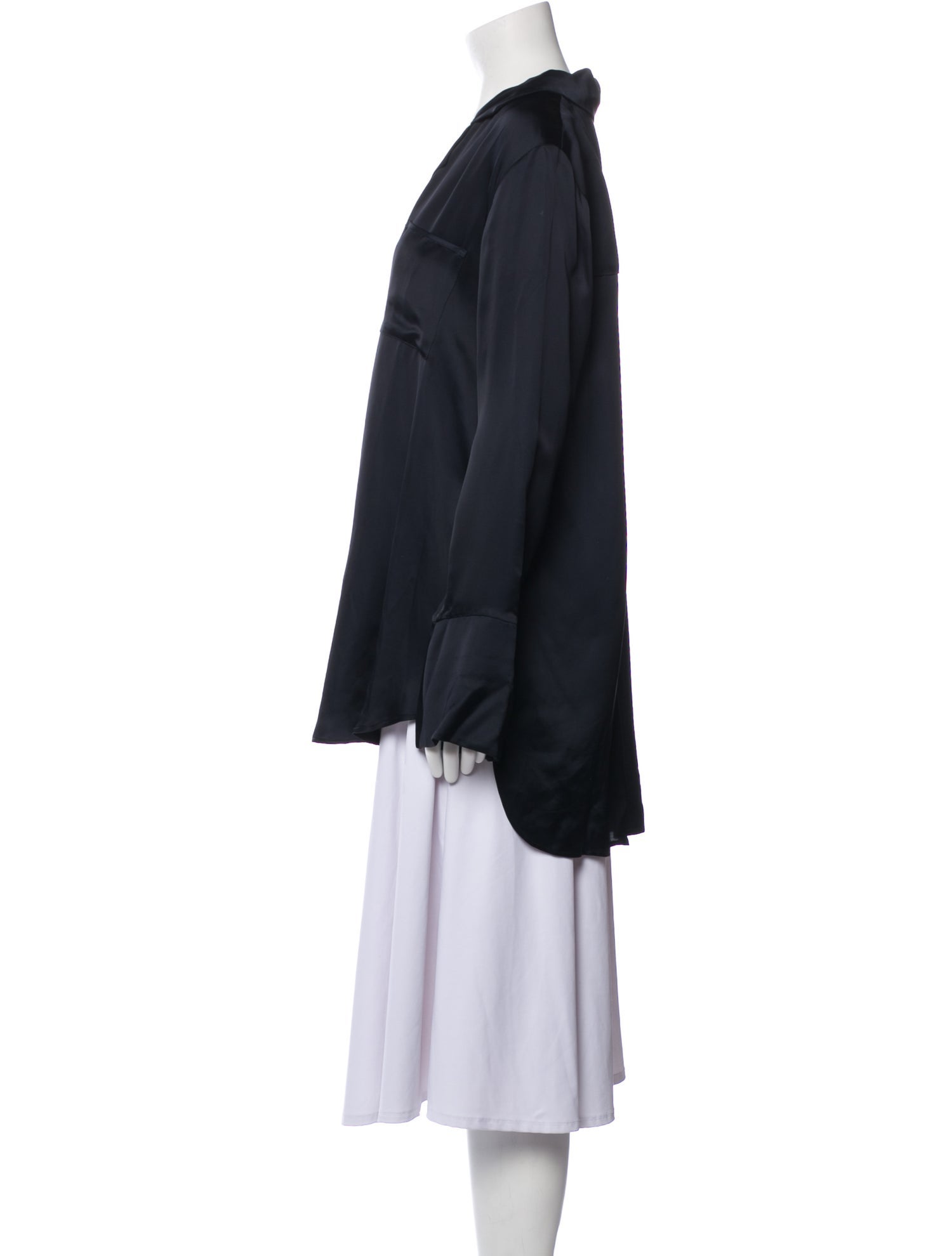 White Story Long Sleeve Tunic