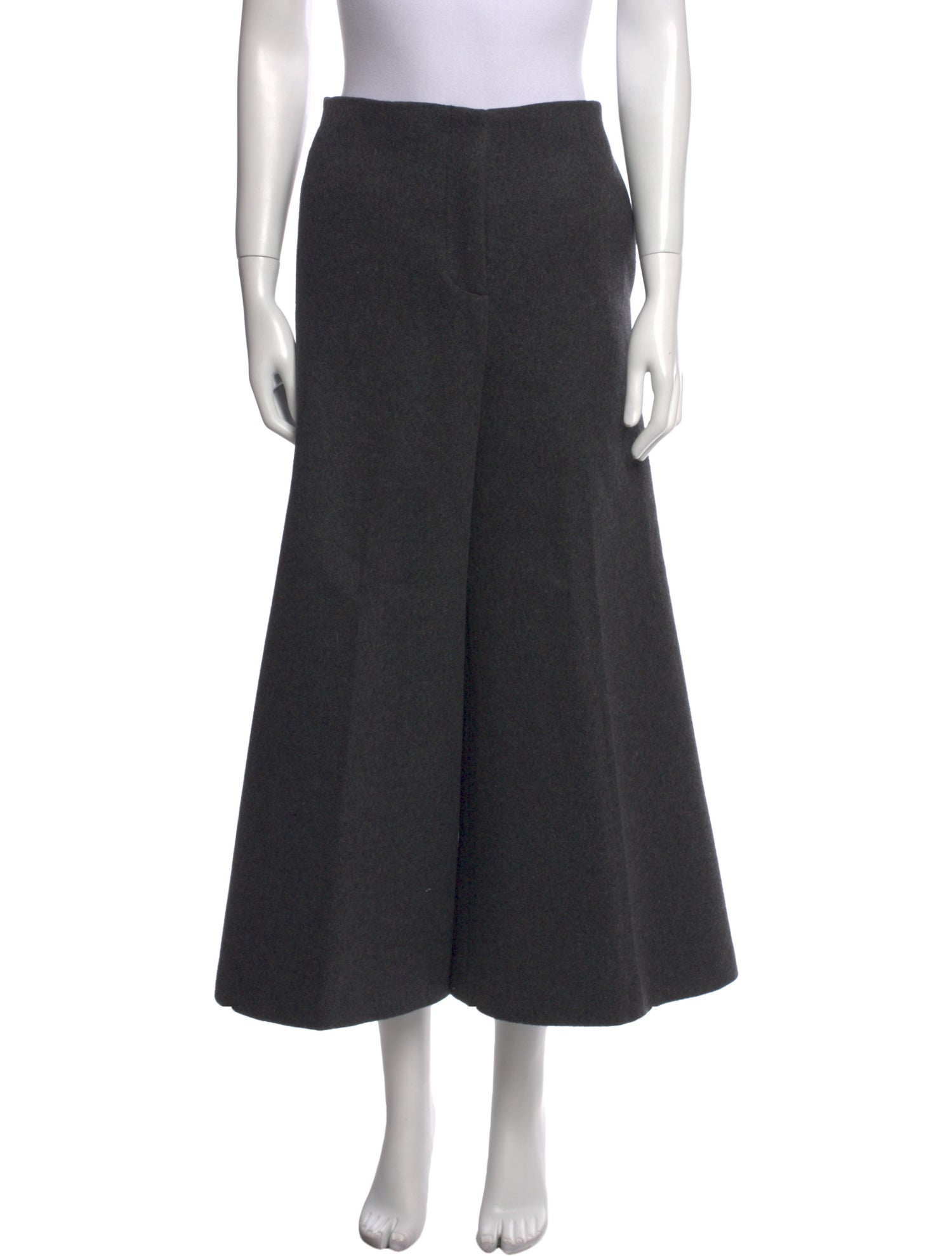 White Story Wool Wide Leg Pants