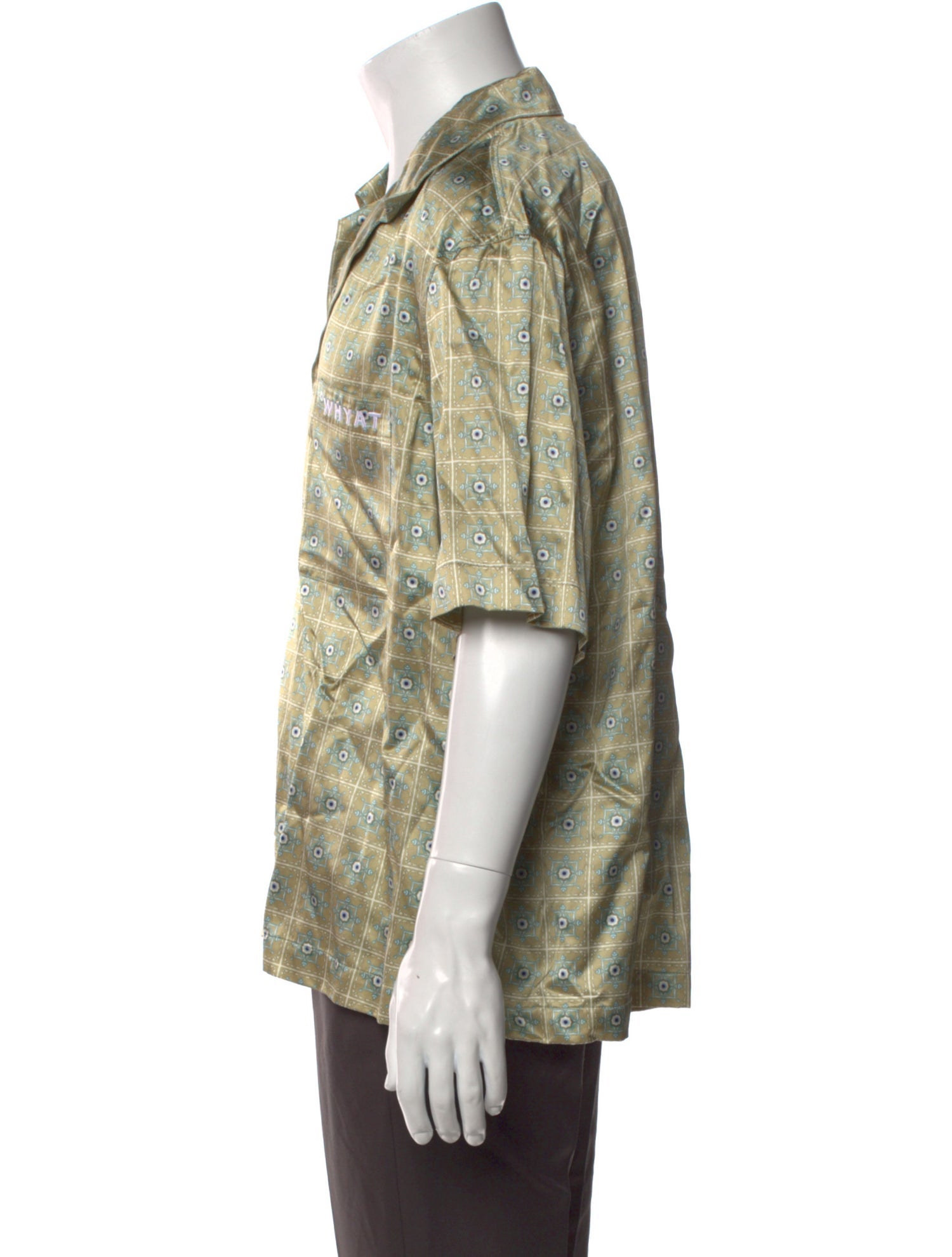 Whyat Plaid Print Short Sleeve Shirt