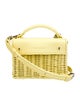 Wicker Wings Coated Wicker Handle Bag