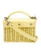 Wicker Wings Coated Wicker Handle Bag