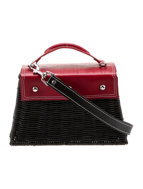 Wicker Wings Wicker Patterned Handle Bag