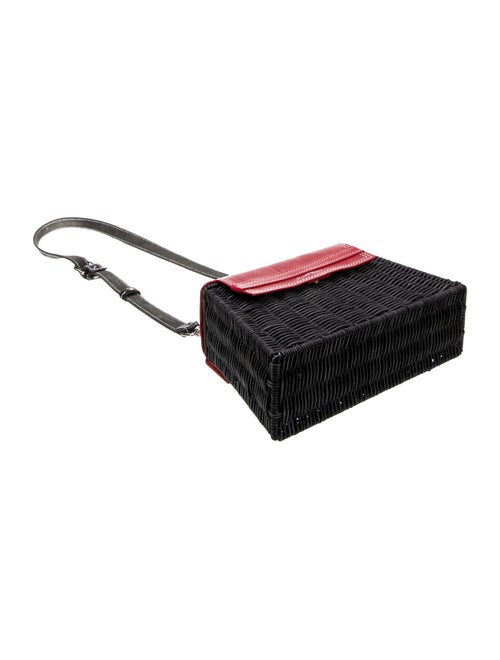 Wicker Wings Wicker Patterned Handle Bag