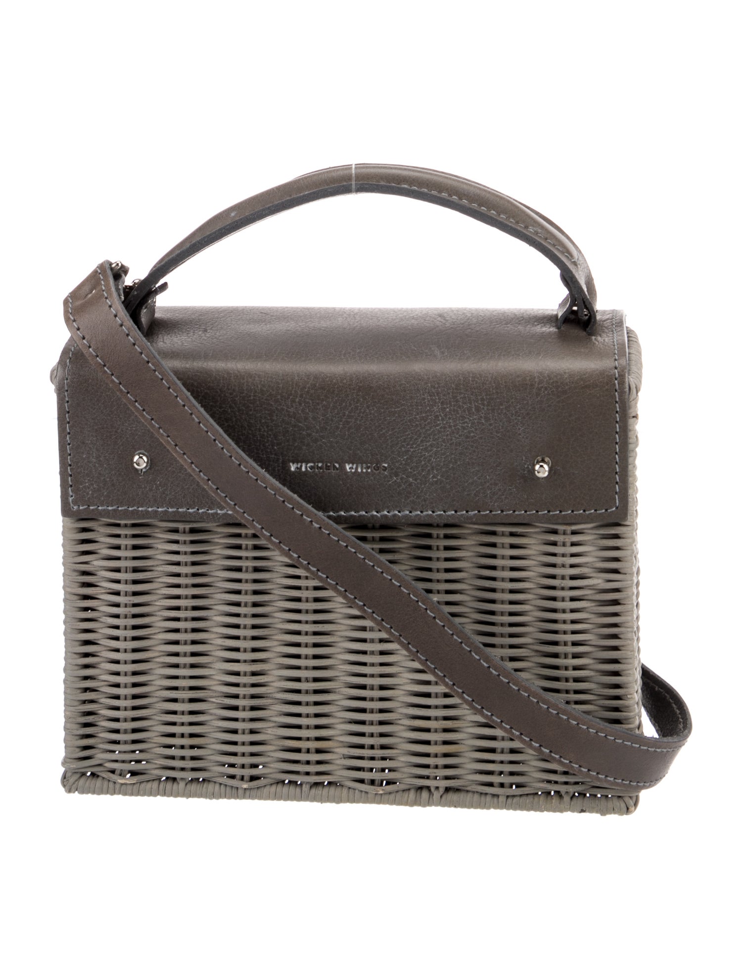 Wicker Wings Straw Top Handle Bag