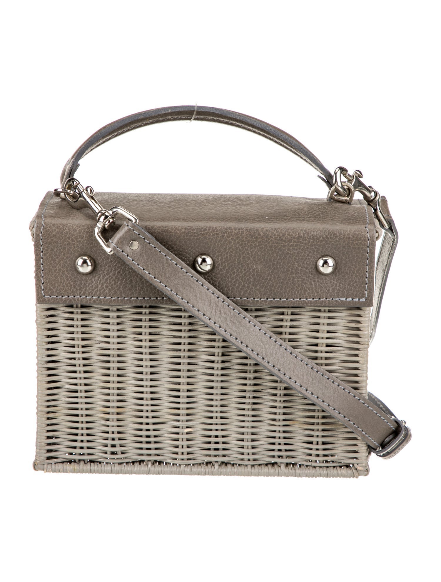 Wicker Wings Wicker Top Handle Bag