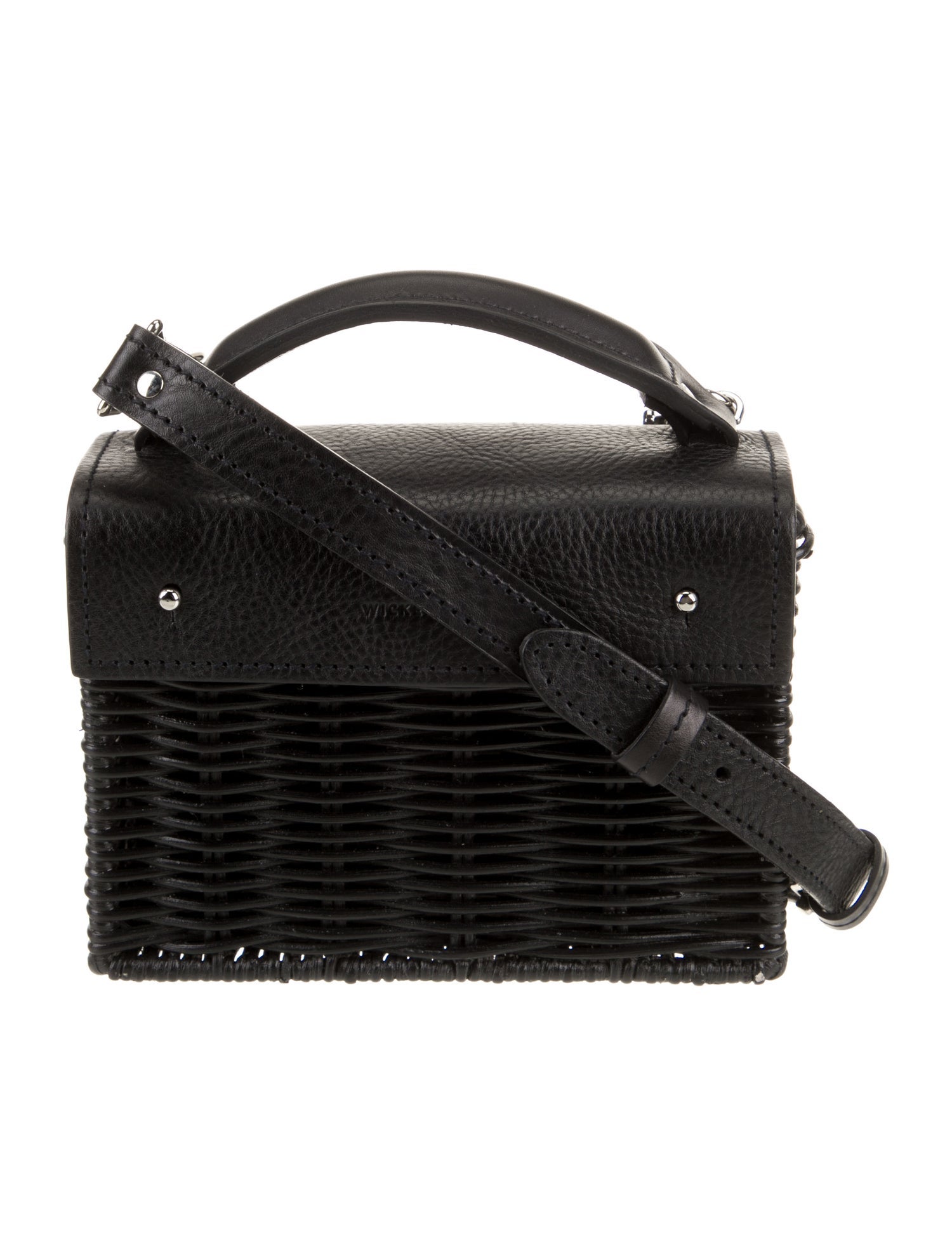 Wicker Wings Wicker Top Handle Bag