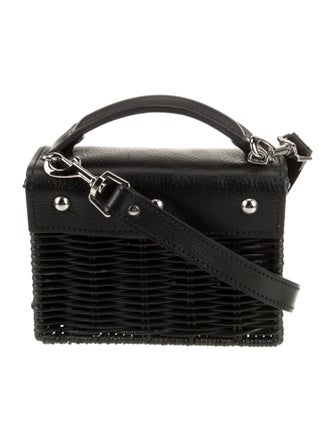 Wicker Wings Wicker Top Handle Bag