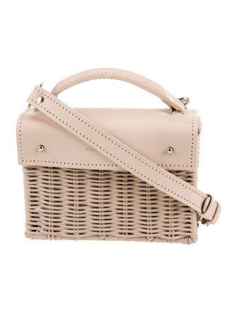 Wicker Wings Wicker Top Handle Bag