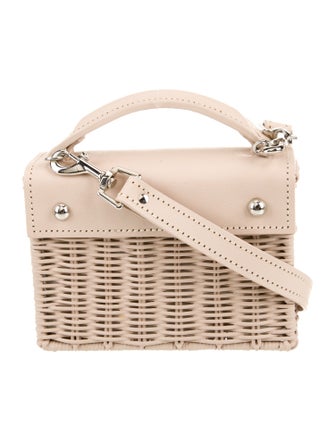 Wicker Wings Wicker Top Handle Bag