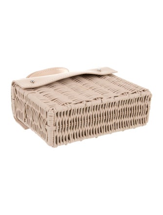 Wicker Wings Wicker Top Handle Bag