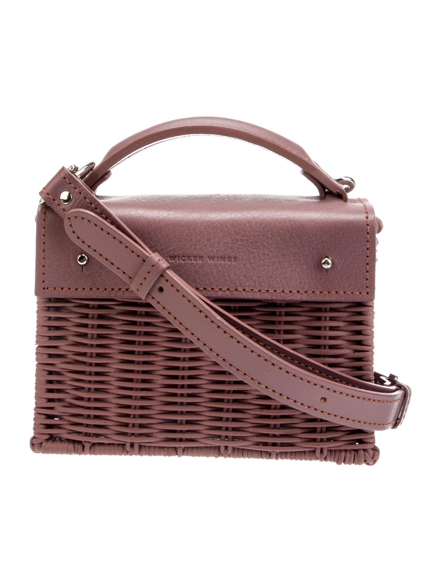 Wicker Wings Wicker Shoulder Bag