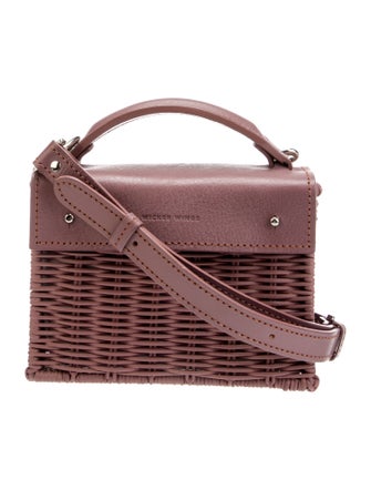 Wicker Wings Wicker Shoulder Bag
