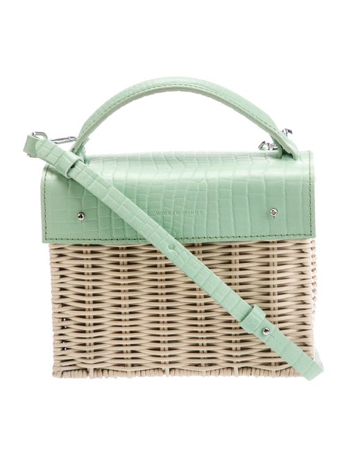 Wicker Wings Wicker Crossbody Bag