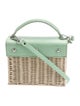 Wicker Wings Wicker Crossbody Bag